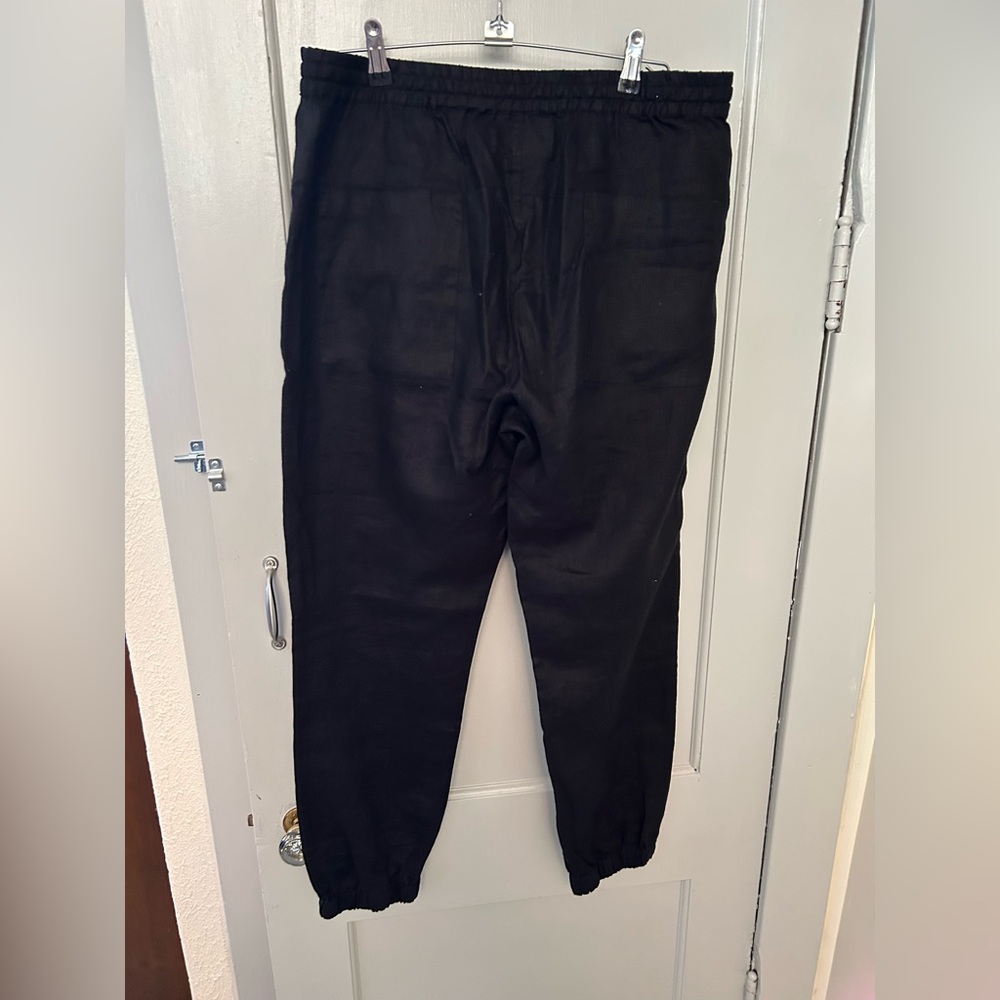 Johnny Was Classic Black Joggers